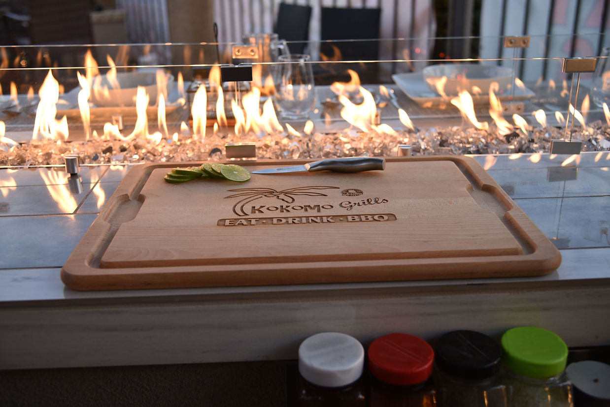 Best Outdoor Kitchen Bermuda BBQ Island with TV