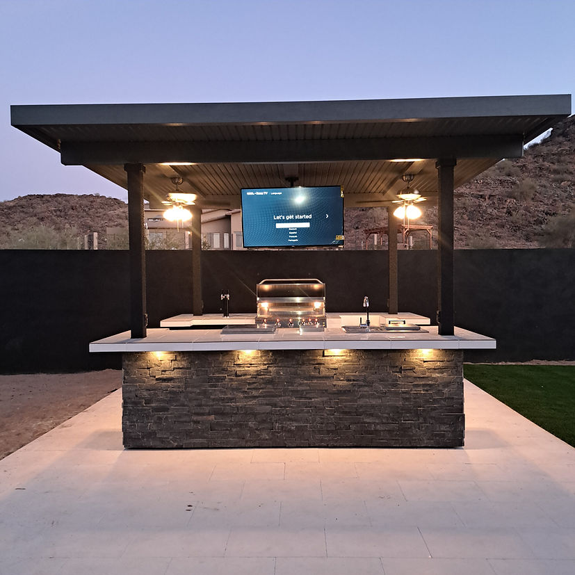 Big Island Sports Bar Outdoor Kitchen Grill