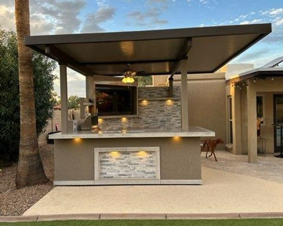 Best Outdoor Kitchen Bermuda BBQ Island with TV