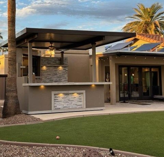 Best Outdoor Kitchen Bermuda BBQ Island with TV