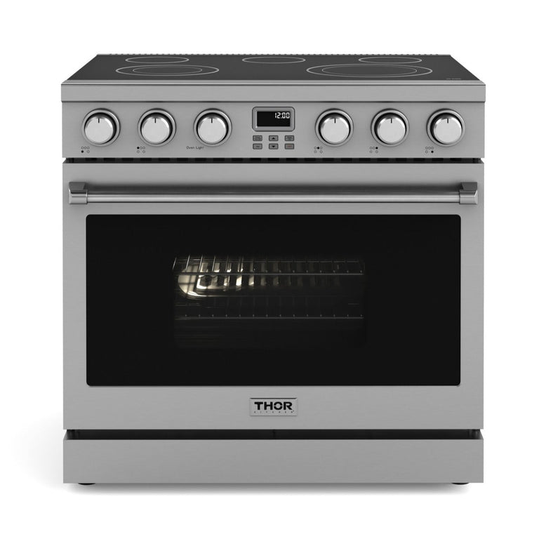 THOR Kitchen Package - 36" Electric Range, Range Hood, ARE36-HRH3607