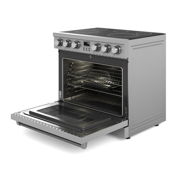 THOR Kitchen Package - 36" Electric Range, Range Hood, ARE36-HRH3607