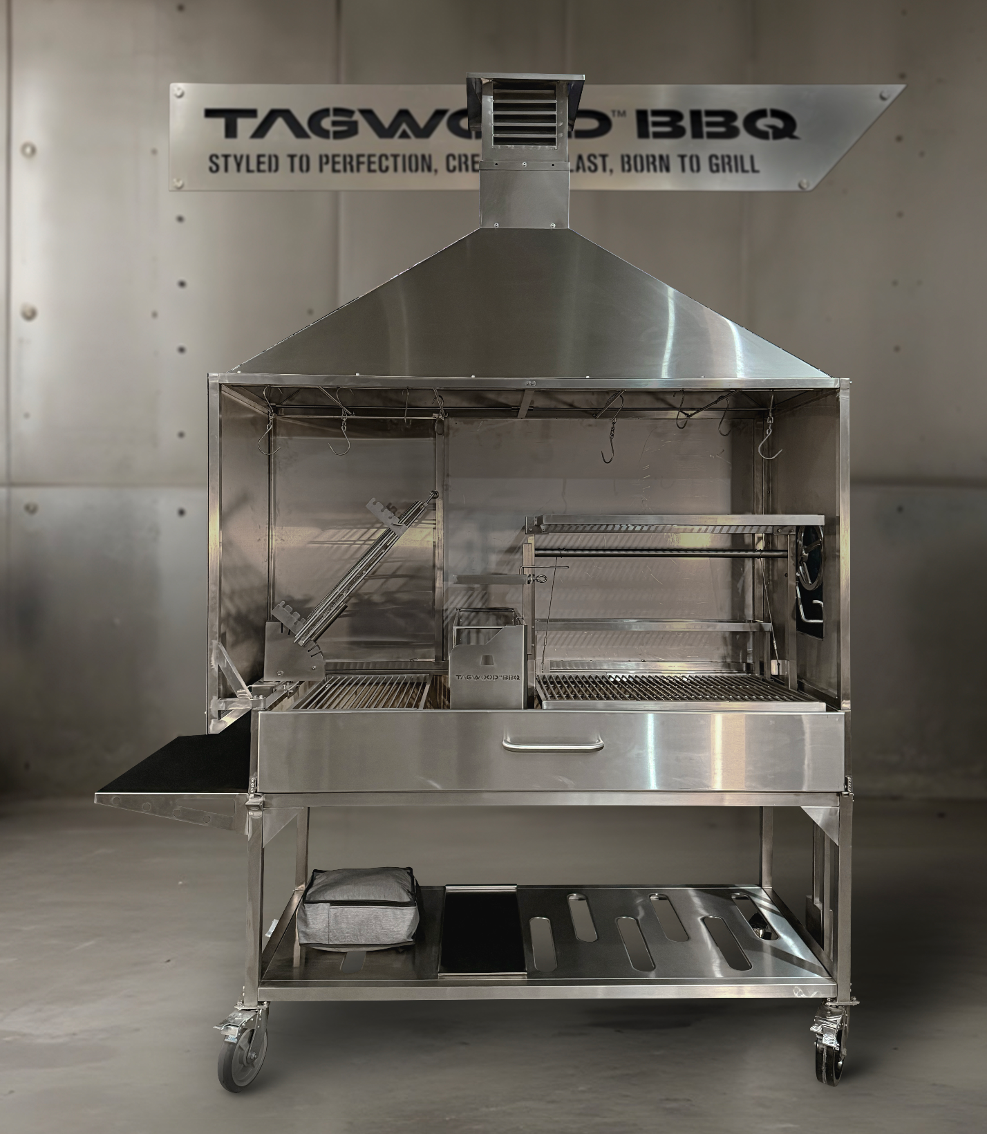 Tagwood BBQ Attachment Built-in Smoke Hood -- ASH08- PRE-ORDER