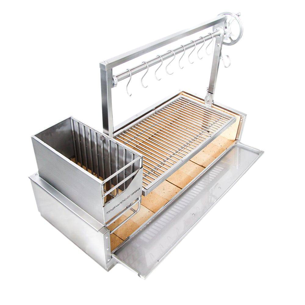 Tagwood BBQ Santa Maria Argentine Wood Fire & Charcoal Gaucho Grill Built in | BBQ05SS--
