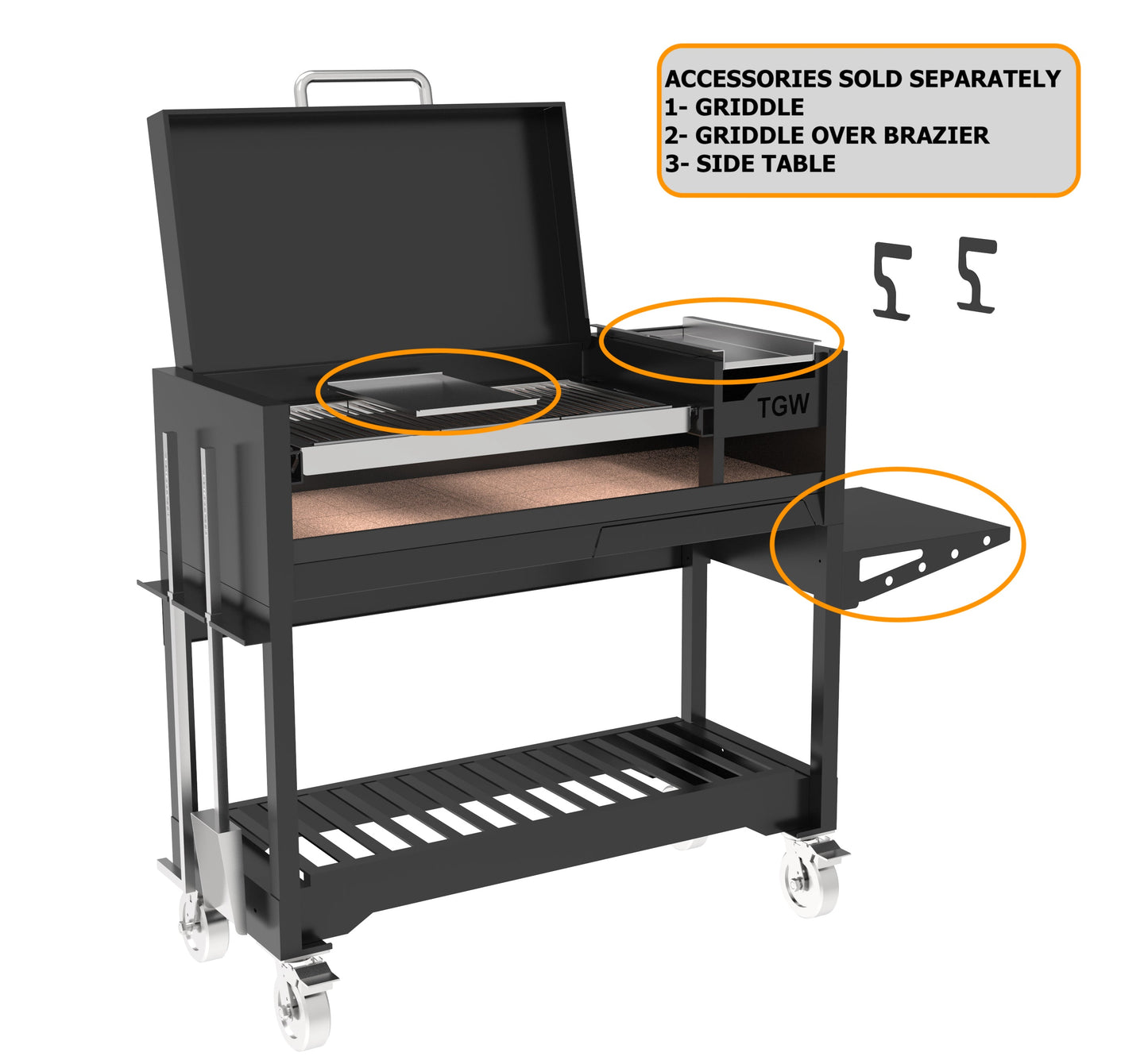 Tagwood BBQ Argentine Wood Fire & Charcoal Gaucho Grill | BBQ18SI