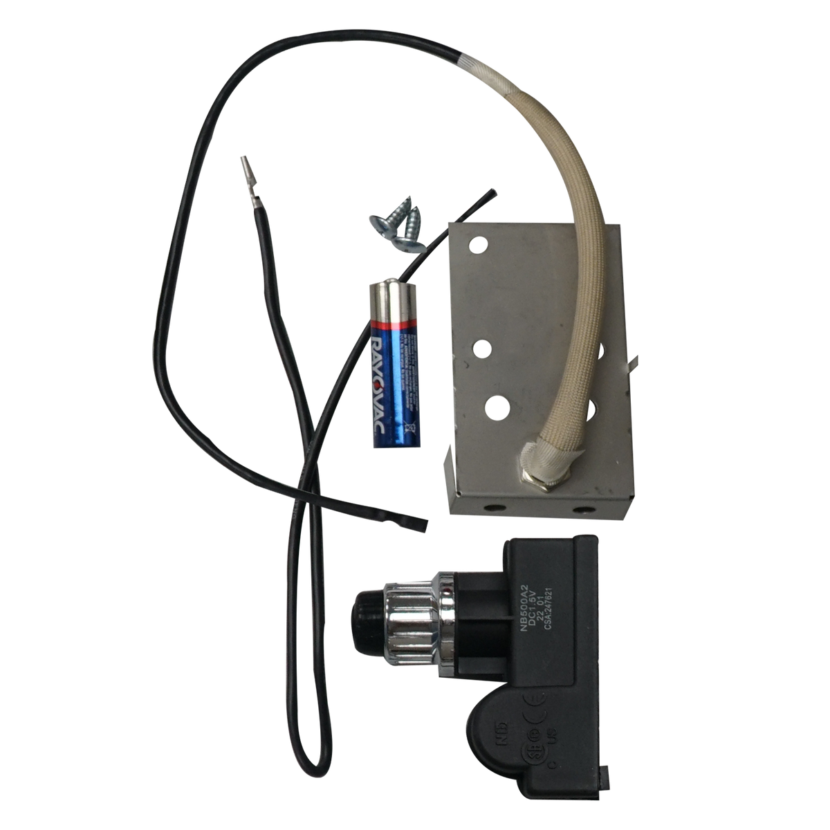 Broilmaster Electronic Ignitor Kit (collector Box Mounts to Burner) fits P3X, P4X, H4X and Older grills with updated burner