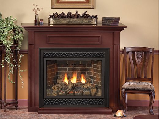 Madison Deluxe 32-Inch Direct-Vent Gas Fireplace
