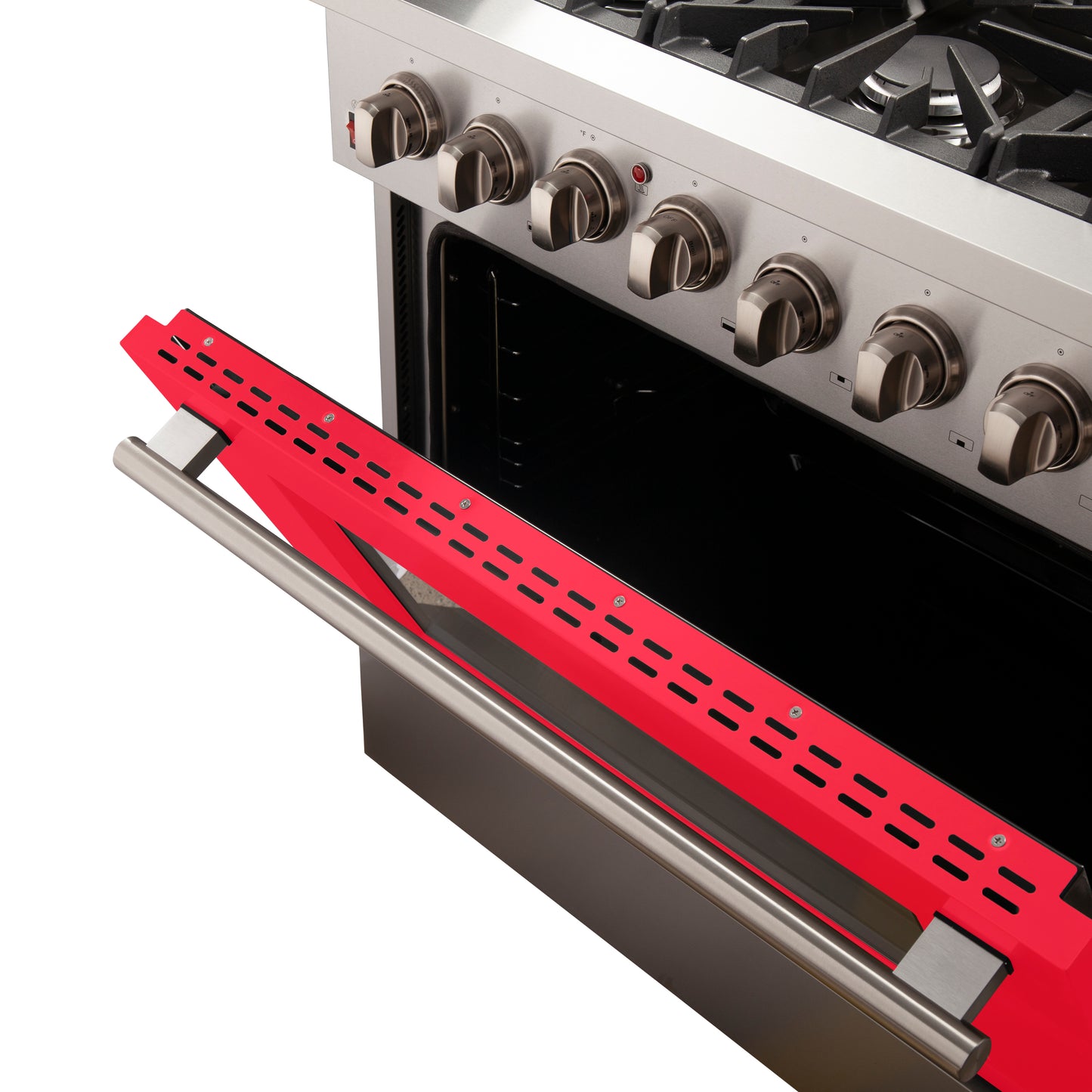 Forno Galiano 36-Inch Freestanding Dual Fuel Range, 6 Burners, Double Convection Ovens