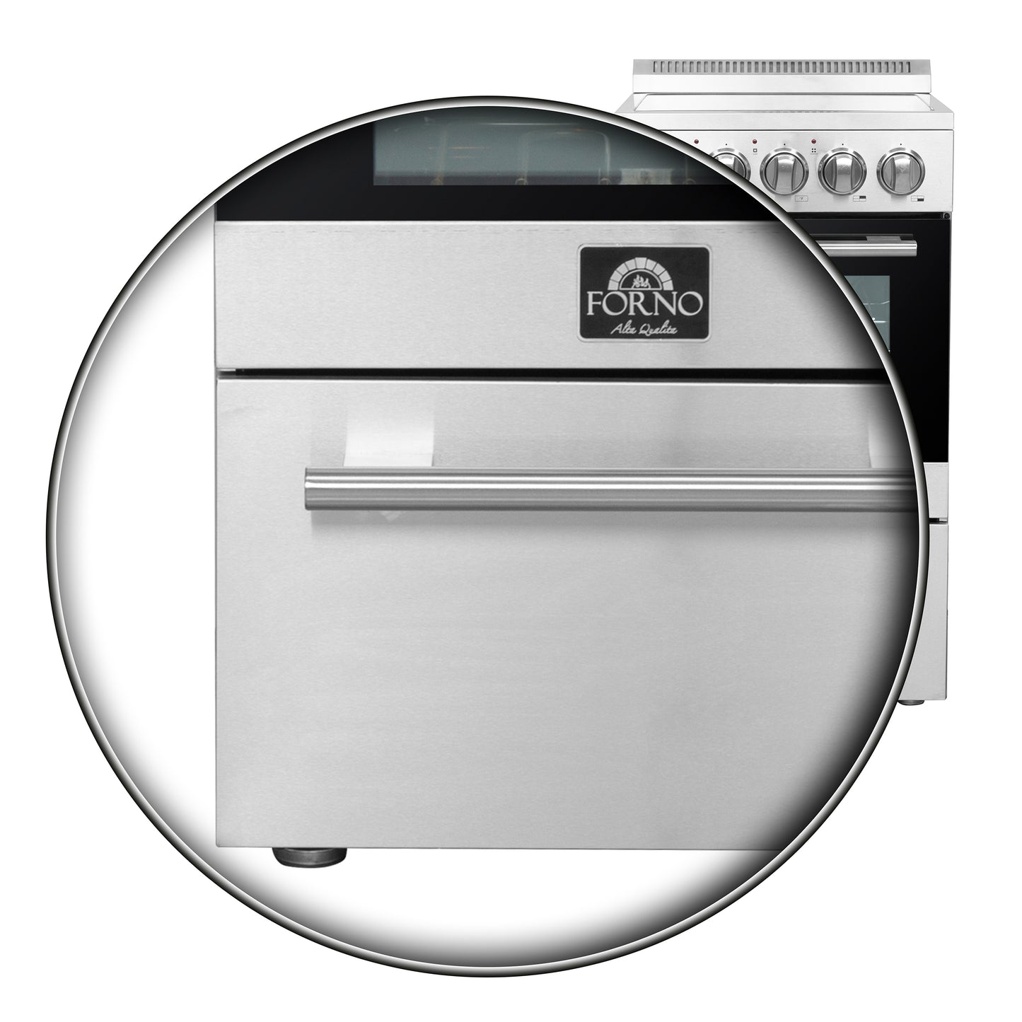 Forno Pallerano 20 Inch Freestanding Electric Range, Compact Design