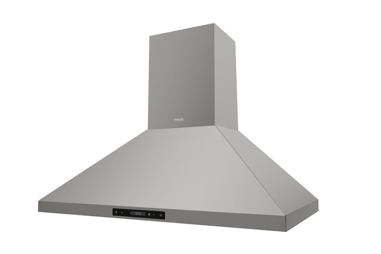 THOR Contemporary Package - 36" Gas Range, Range Hood, Refrigerator and Microwave, ARG36LP-HRH3607-TRF3601FD-TMD3002