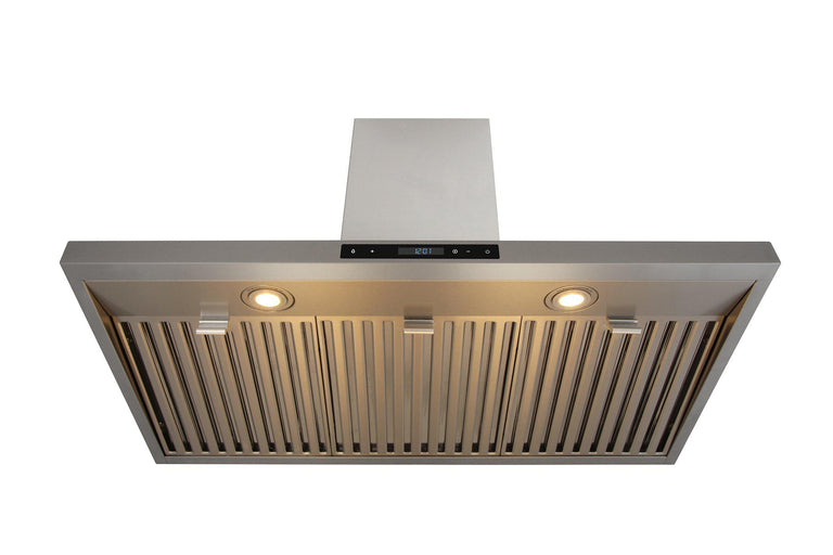 THOR Contemporary Package - 36" Gas Range, Range Hood, Refrigerator and Microwave, ARG36LP-HRH3607-TRF3601FD-TMD3002