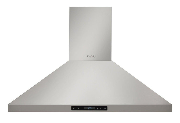 THOR Contemporary Package - 36" Gas Range, Range Hood, Refrigerator and Microwave, ARG36LP-HRH3607-TRF3601FD-TMD3002
