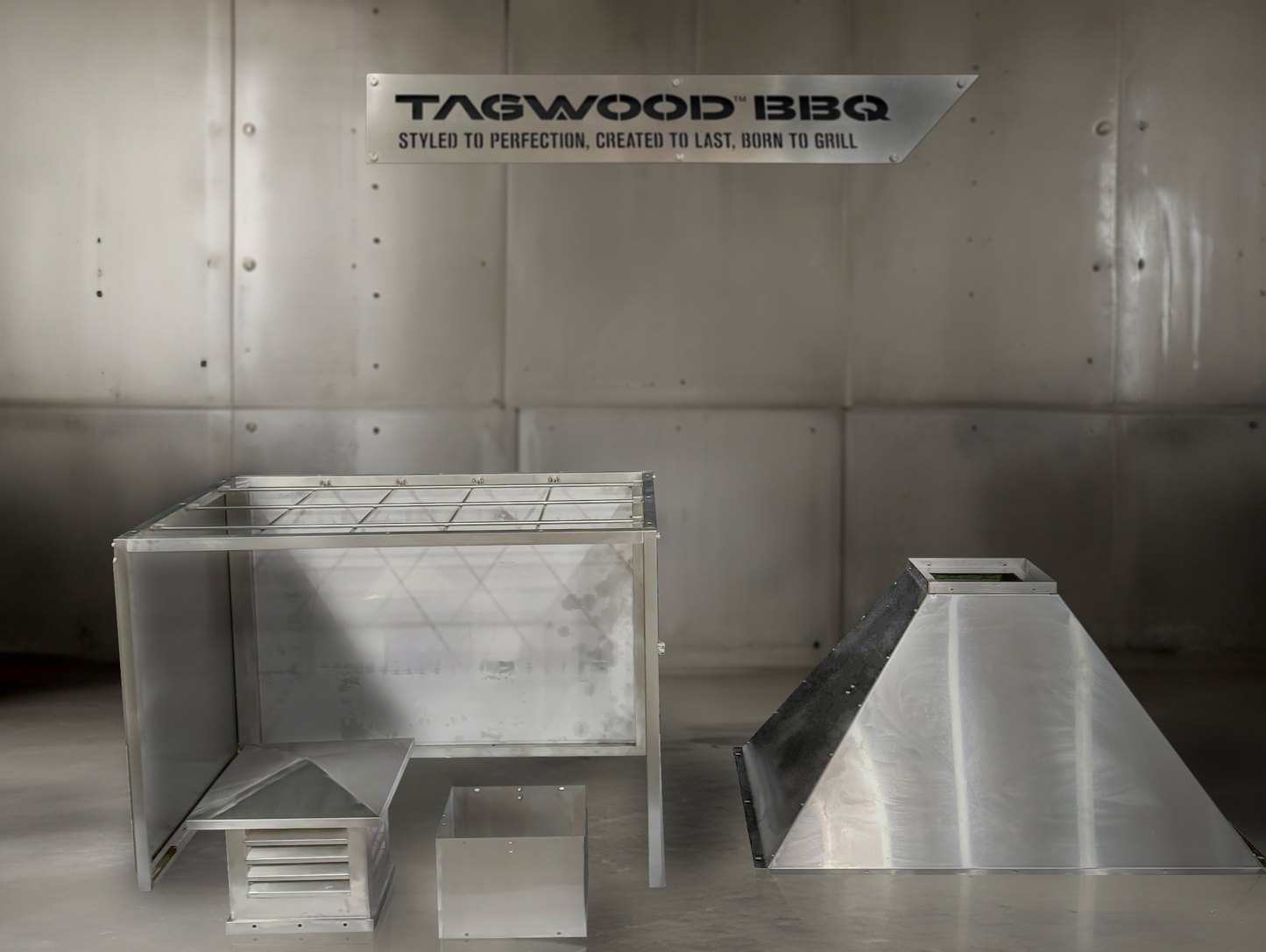 Tagwood BBQ Attachment Built-in Smoke Hood -- ASH05- PRE-ORDER