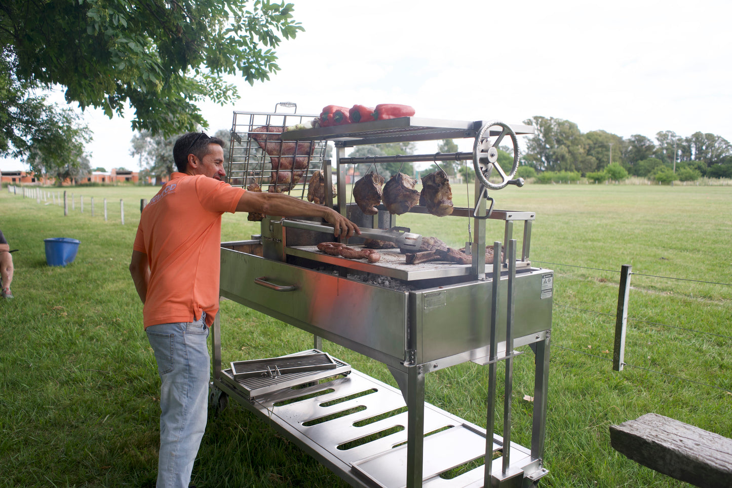 Tagwood BBQ Argentine Santa Maria Wood Fire & Charcoal Gaucho Grill | BBQ26SS