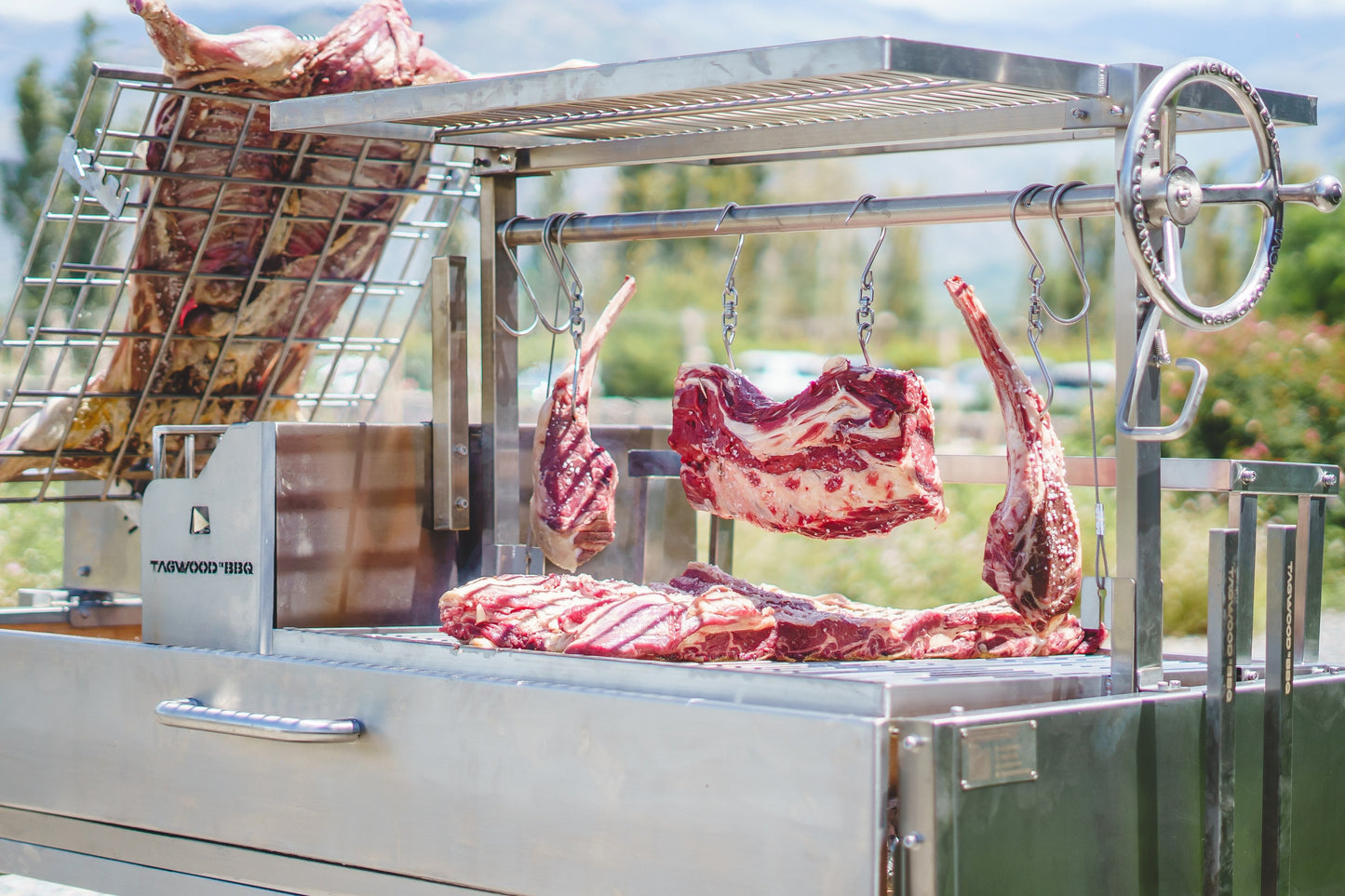 Tagwood BBQ Argentine Santa Maria Wood Fire & Charcoal Gaucho Grill | BBQ26SS