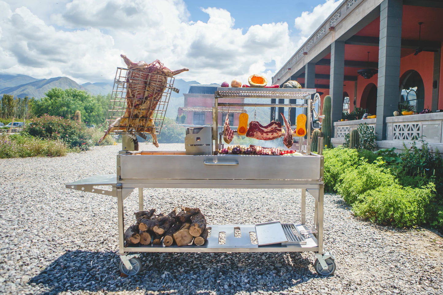 Tagwood BBQ Argentine Santa Maria Wood Fire & Charcoal Gaucho Grill | BBQ26SS