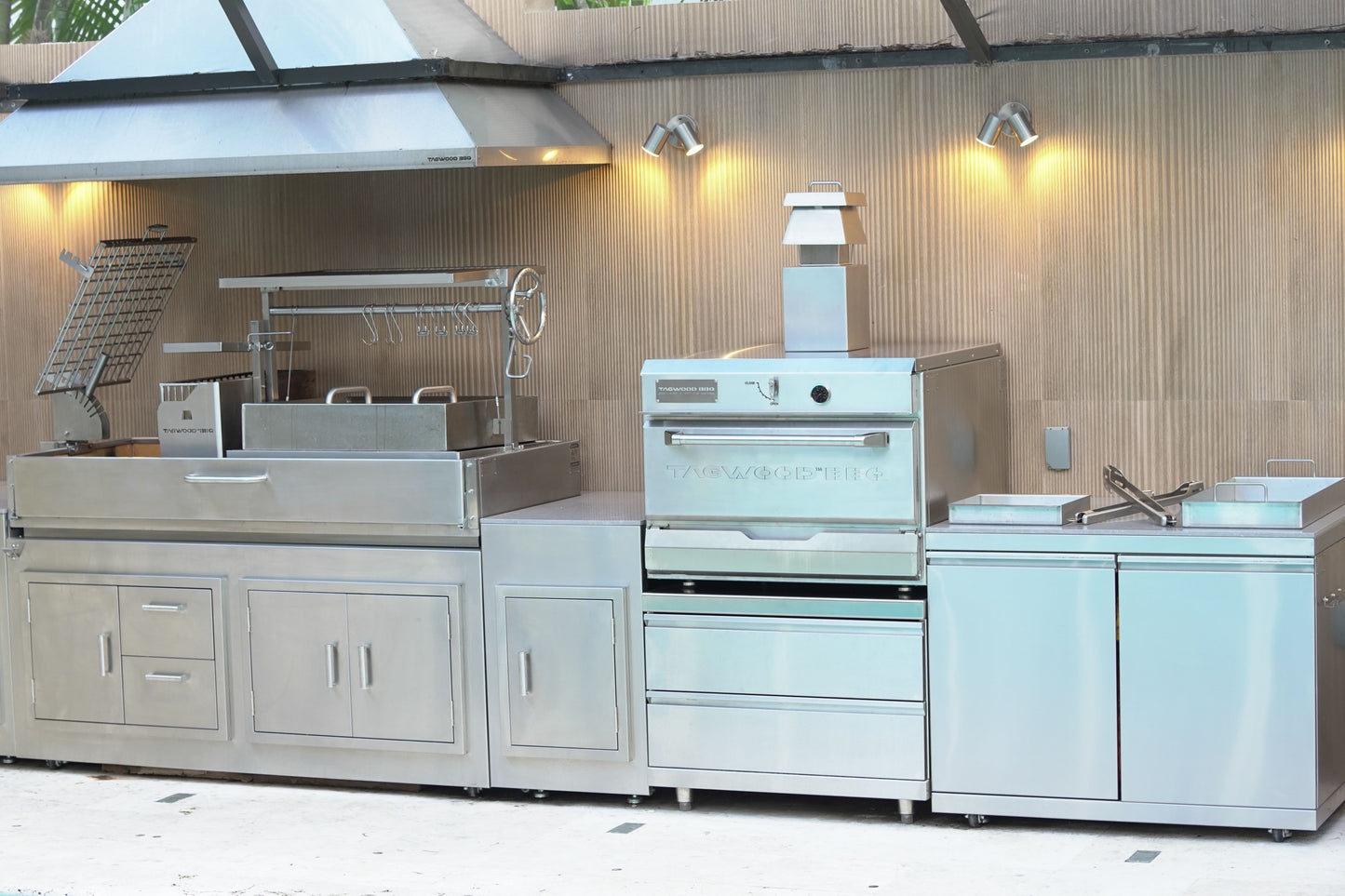 Tagwood BBQ Argentine Fire & Charcoal Oven Fire Grill all Stainless Steel | TAG02 - Pre-Order