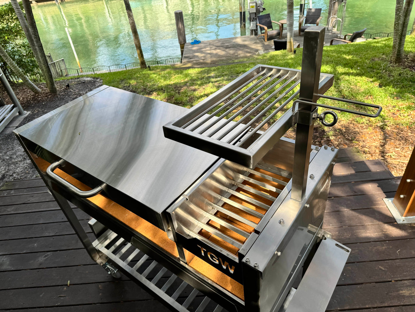 Tagwood BBQ Argentine Wood Fire & Charcoal Gaucho Grill | BBQ18SS