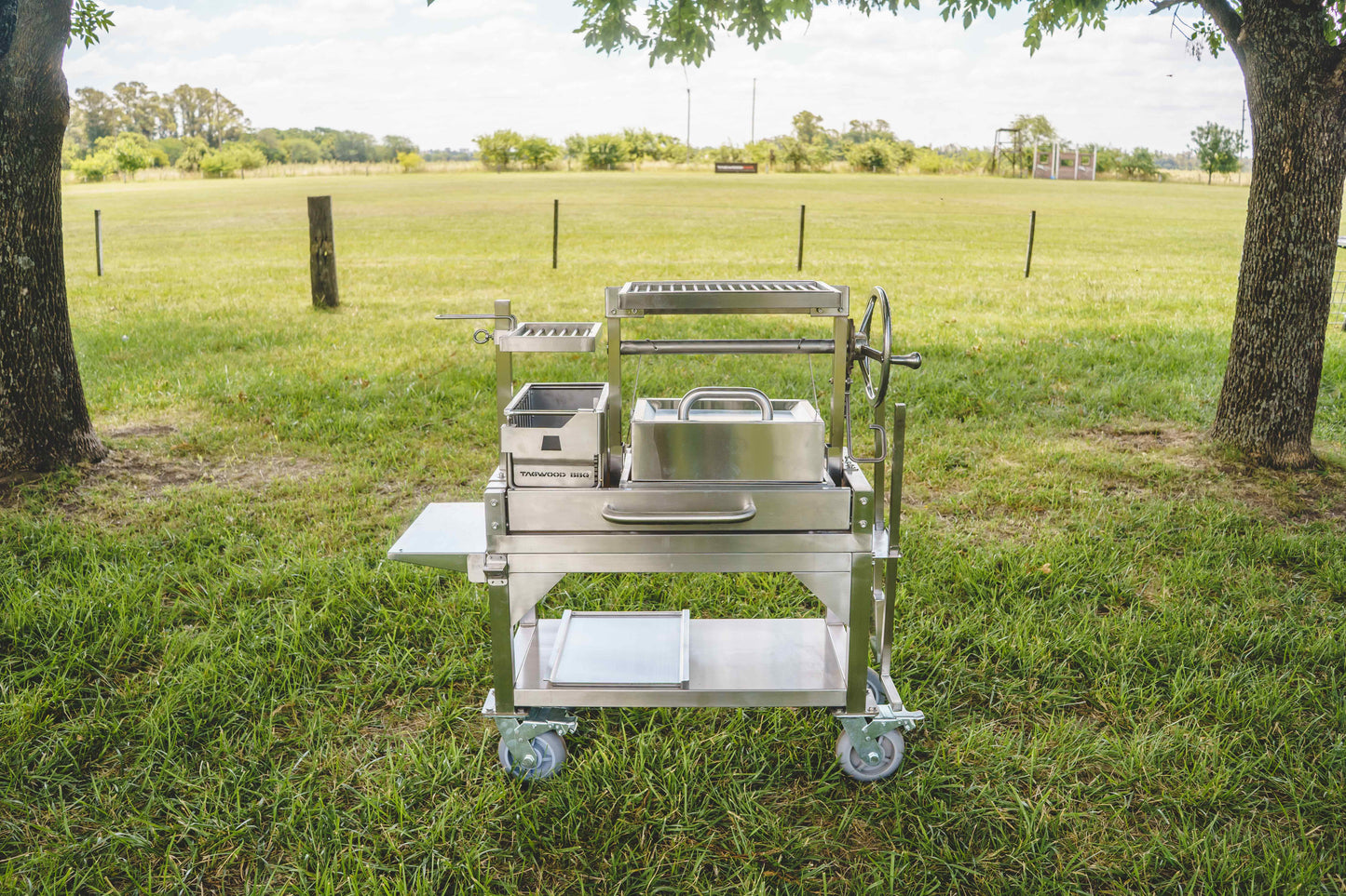 Tagwood BBQ Argentine Santa Maria Wood Fire & Charcoal Gaucho Grill | BBQ03SS MINI
