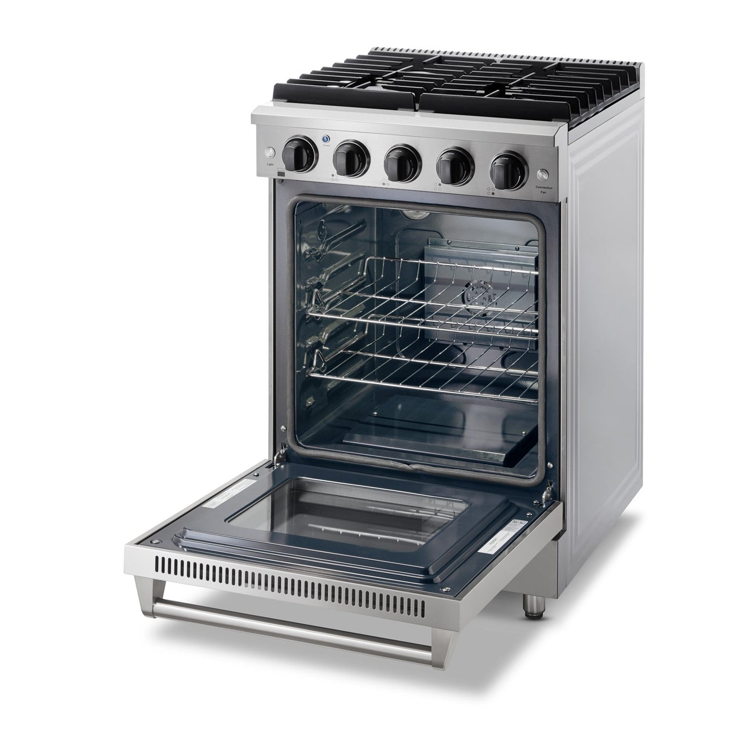 THOR Kitchen 24 in. Professional Gas Range in Stainless Steel, LRG2401U