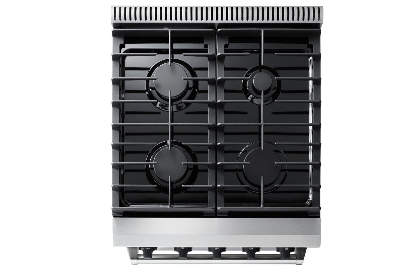 THOR Kitchen 24 in. Professional Propane Gas Range in Stainless Steel, LRG2401ULP