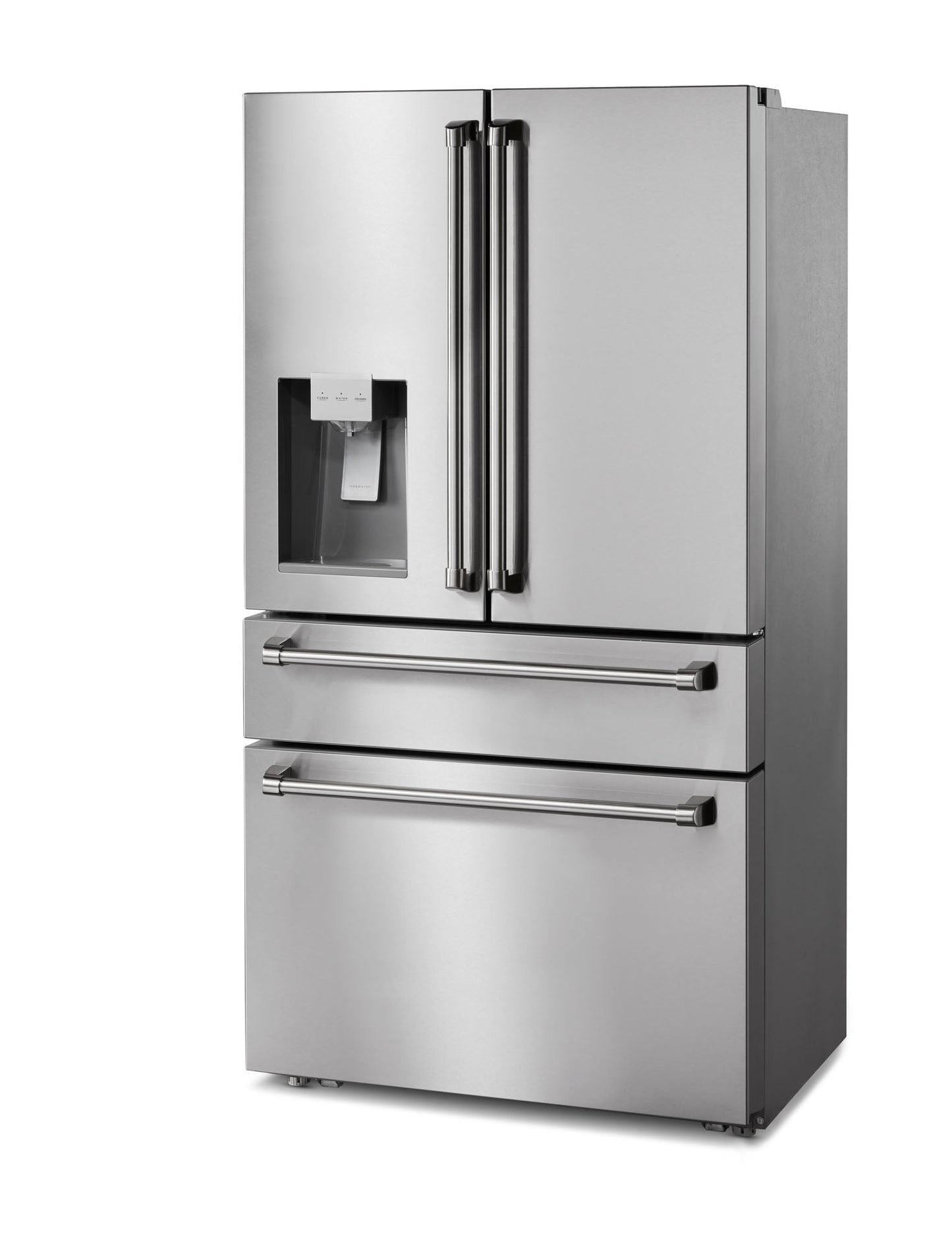 THOR Kitchen 36 In. Counter Depth Refrigerator in Stainless Steel with Water Dispenser, Ice Maker, TRF3601FD