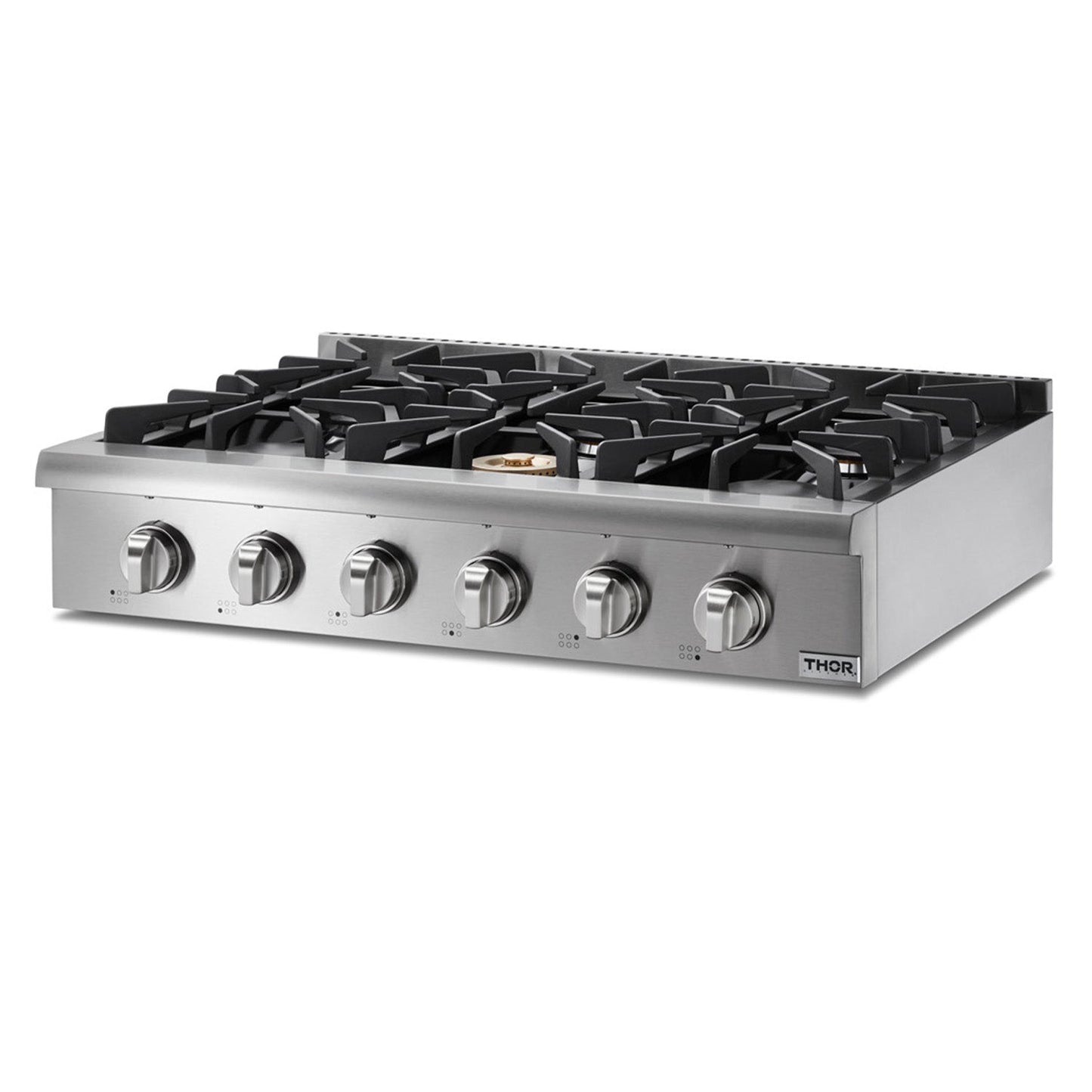THOR Kitchen Package - 36" Propane Gas Rangetop, Range Hood, Wall Oven, HRT3618ULP-HRH3607-HEW3001