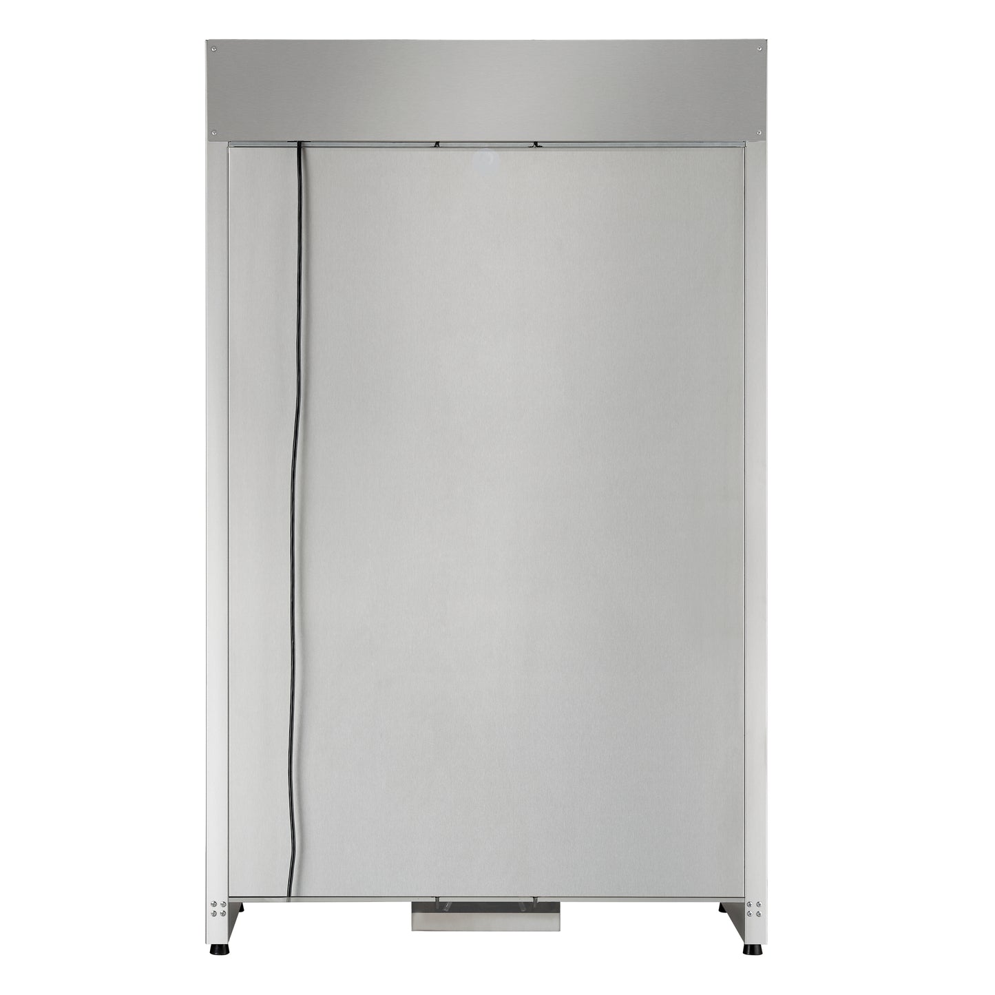 FORNO Abruzzo 48-Inch Dual Zone Wine Cellar, 102 Bottles, 24 cu. ft., Clear Acrylic Holders & Stainless Trim Shelves