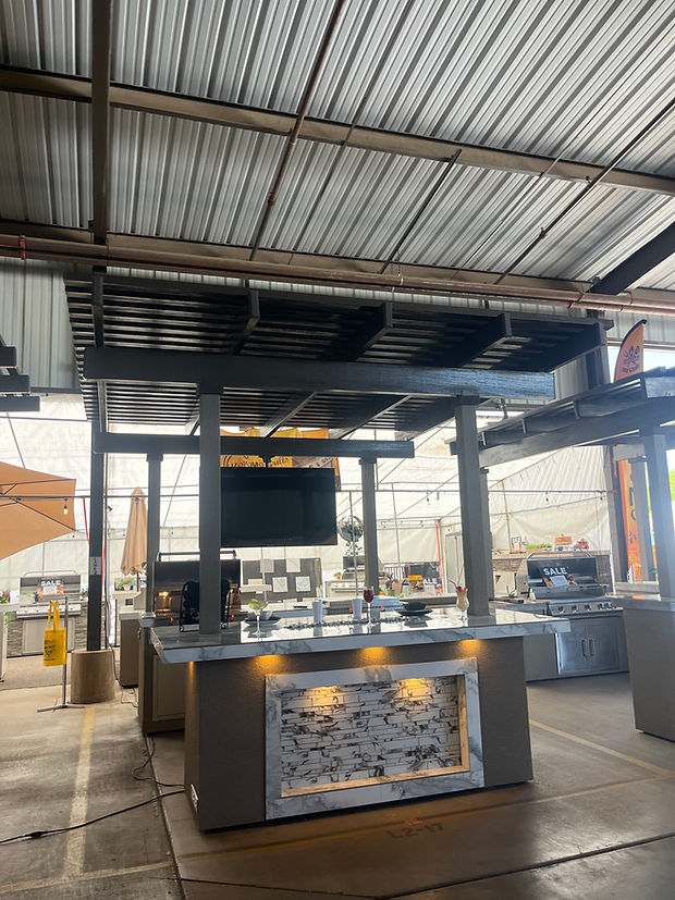 Baja No Wall Bbq Island