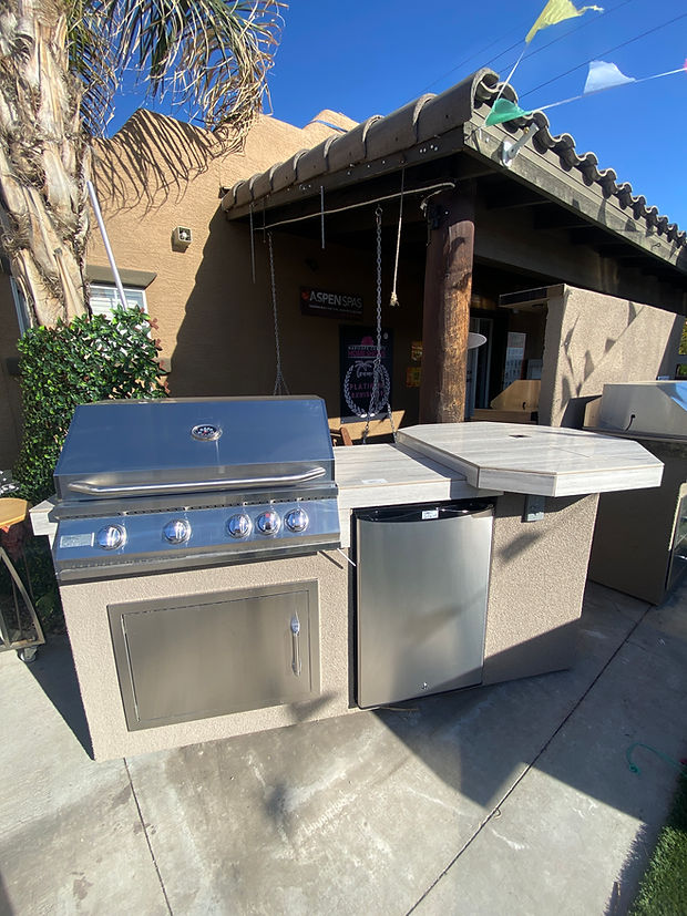 KoKoMo Grills 7'6" Poly High Bar Outdoor Kitchen Island - Poly