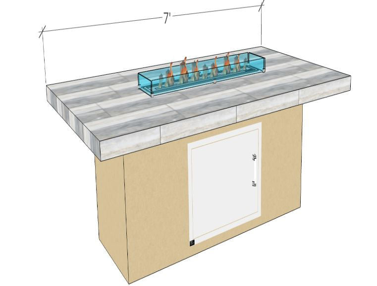 7' Firetable