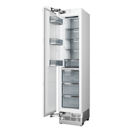 THOR Kitchen X-Series 18" 8.6 cu. ft. Stainless Steel Built-In Freezer Column with Automatic Ice Maker, XRF18CFZ-SS