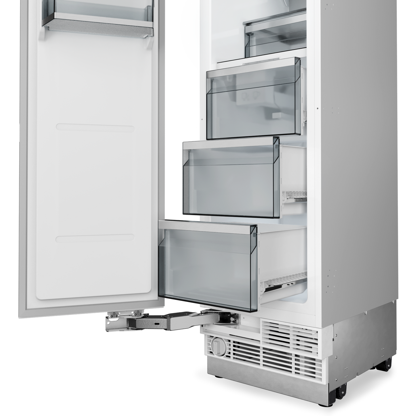 THOR Kitchen X-Series 18" 8.6 cu. ft. Stainless Steel Built-In Freezer Column with Automatic Ice Maker, XRF18CFZ-SS