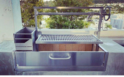 Tagwood BBQ Santa Maria Argentine Wood Fire & Charcoal Gaucho Grill Built in | BBQ05SS--
