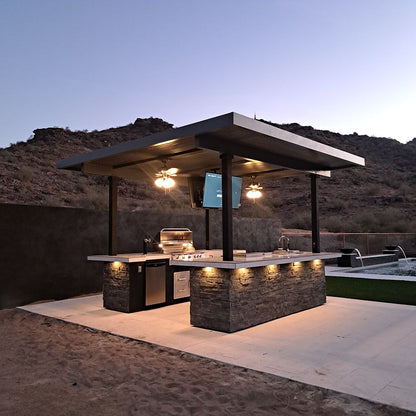 Big Island Sports Bar Outdoor Kitchen Grill