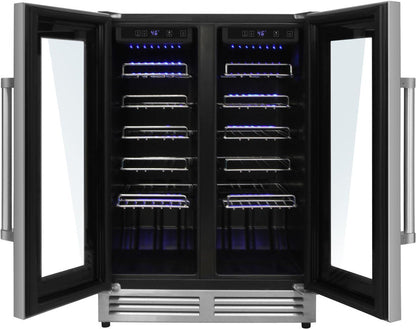 THOR Contemporary Package - 36" Electric Range, Range Hood, Refrigerator, Dishwasher, Microwave and Wine Cooler, ARE36-HRH3607-TRF3602-HWD2401SS-TMD3002-TWC2402