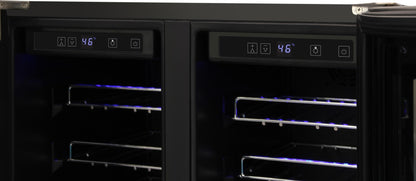 THOR Kitchen 24 in. 42 Bottle Dual Zone Wine Cooler, TWC2402
