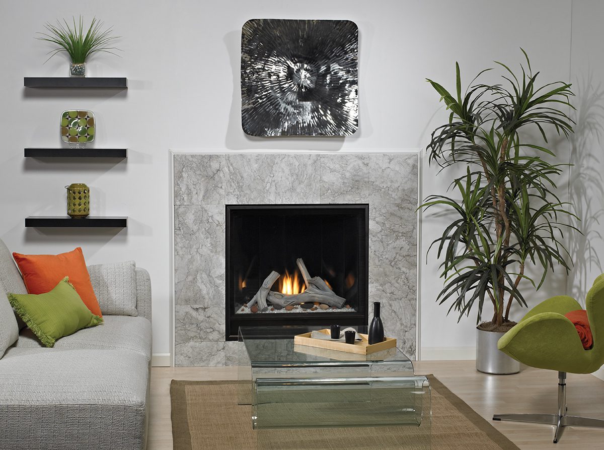 Madison Clean-Face Contemporary 32-Inch Direct-Vent Gas Fireplace