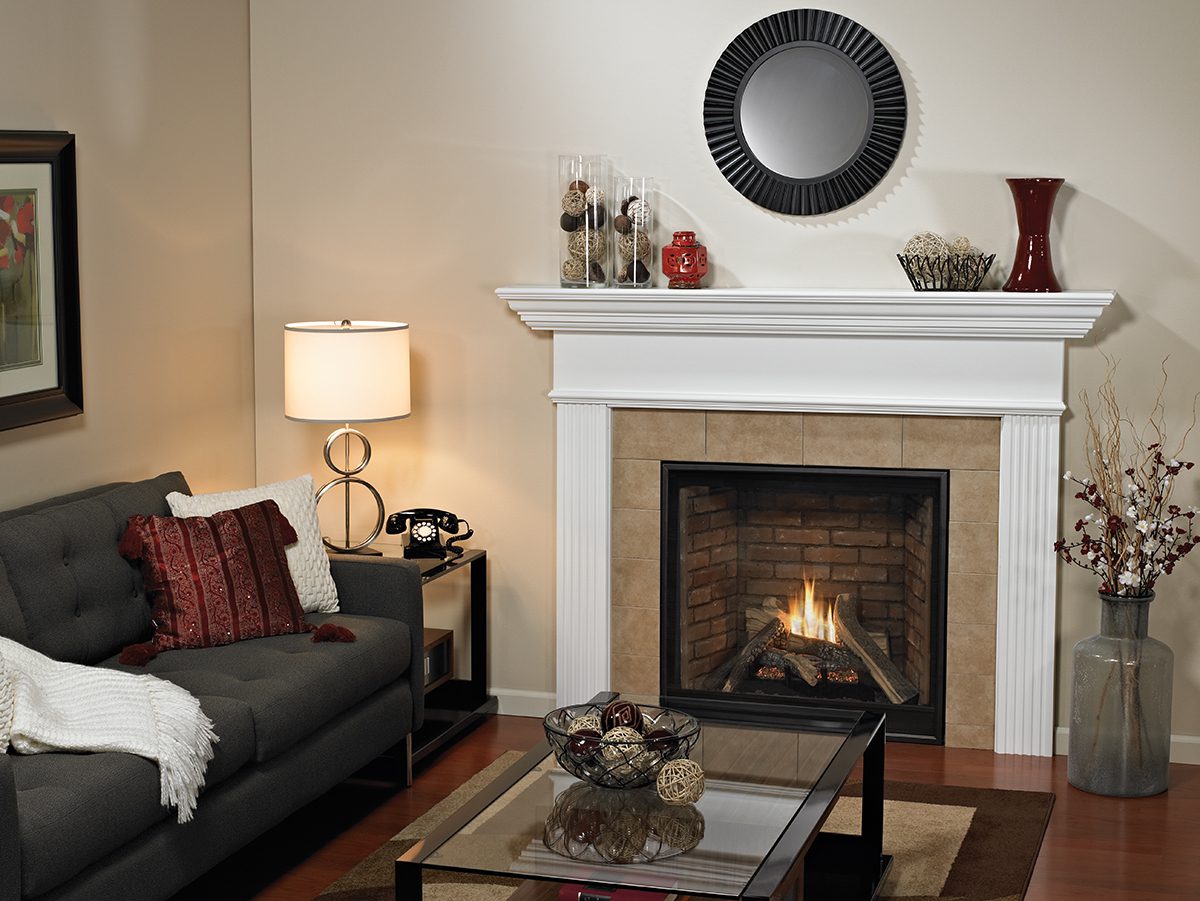 Madison Clean-Face Premium 32-Inch Direct-Vent Gas Fireplace