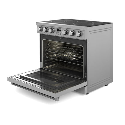THOR Kitchen Package - 36" Electric Range, Range Hood, ARE36-HRH3607