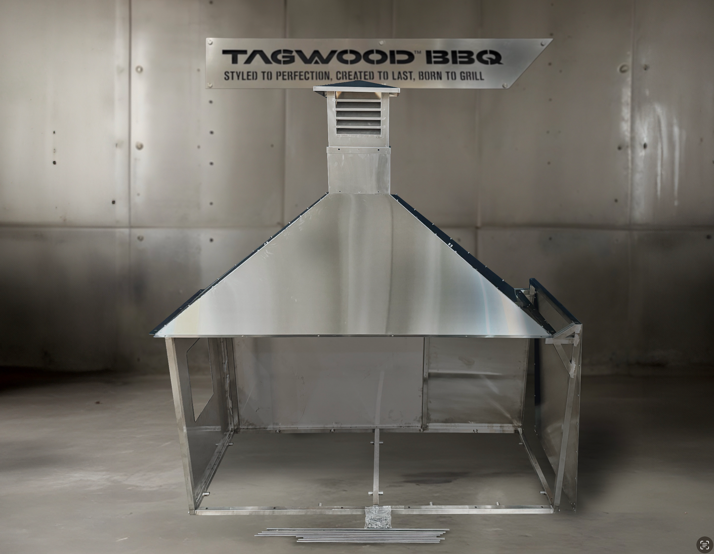 Tagwood BBQ Attachment Built-in Smoke Hood -- ASH28- PRE-ORDER