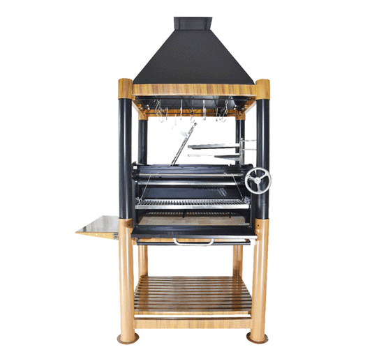 Tagwood BBQ Argentine Santa Maria Style Wood Fire & Charcoal Gaucho Grill | BBQ02SI-- PRE-ORDER