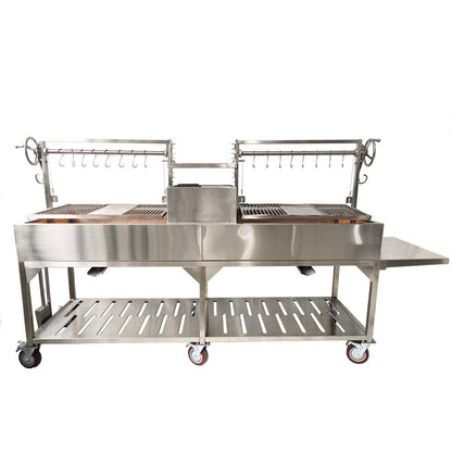 Tagwood BBQ Double Argentine Santa Maria Wood Fire & Charcoal Gaucho Grill | BBQ24SS OPEN FIRE COOKING - PRE-ORDER