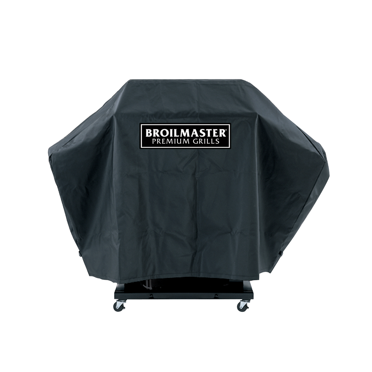 Broilmaster Full Length Cover for Broilmaster grill with 1 Side Shelf, Black