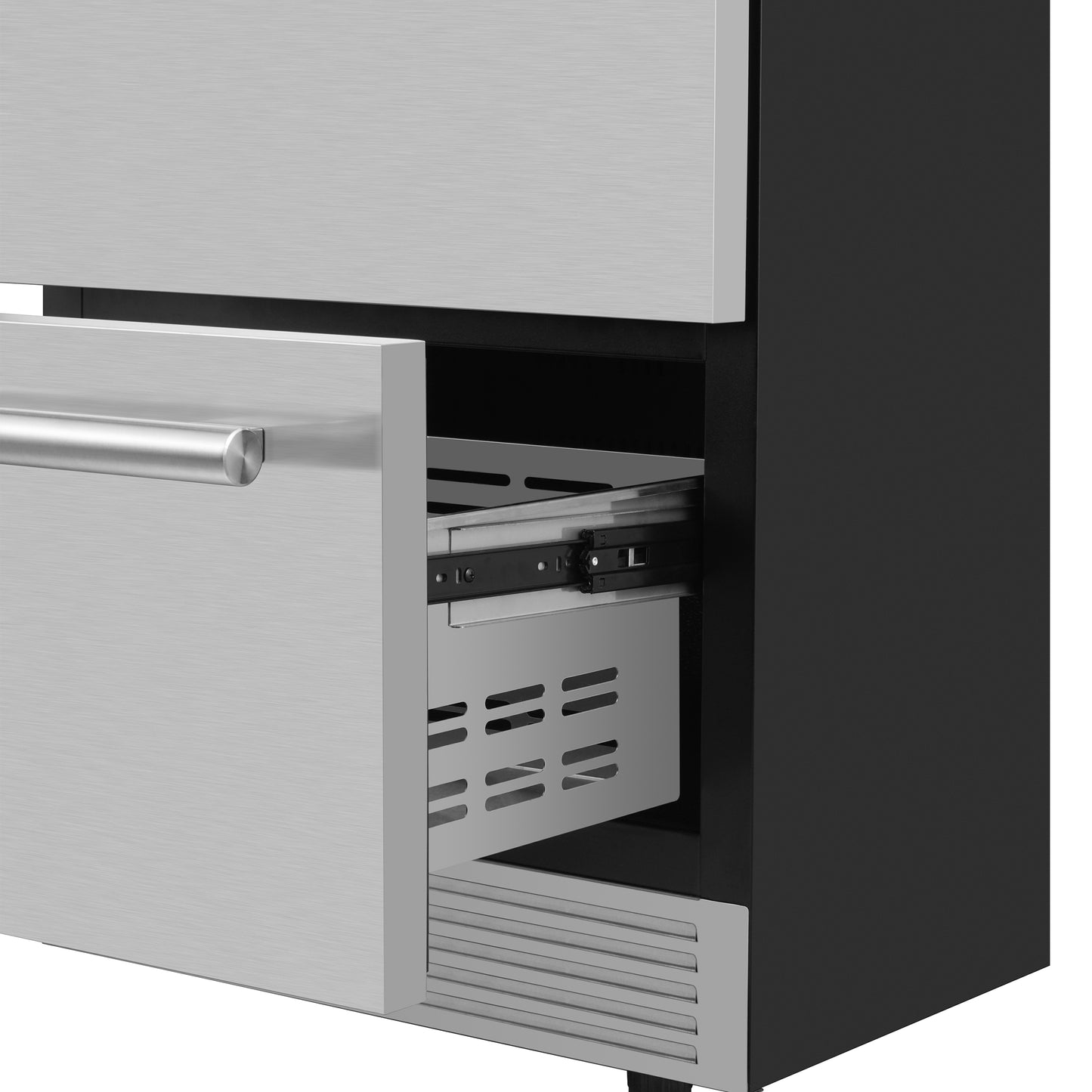 Forno Cosenza 24" Built-In Indoor/Outdoor Drawer Freezer with Ice Maker, 4.69 cu.ft.