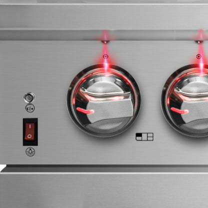 Forno Massimo 36-Inch Freestanding Gas Range, 6 Sealed Burners, Convection Oven, Energy Efficient