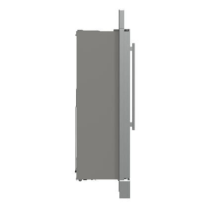 Forno Salerno 37-Inch Built-In Stainless Steel Refrigerator, 15.6 cu.ft, Modern Decorative Grill, ENERGY STAR Certified