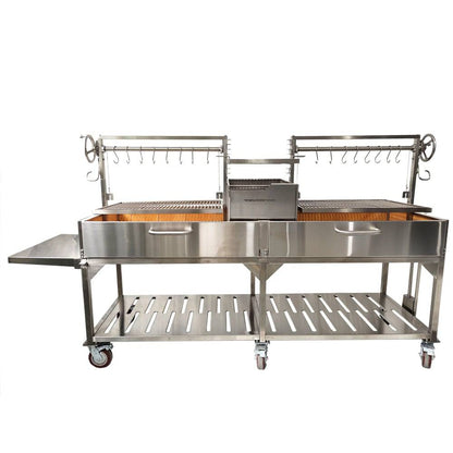 Tagwood BBQ Double Argentine Santa Maria Wood Fire & Charcoal Gaucho Grill | BBQ24SS OPEN FIRE COOKING - PRE-ORDER