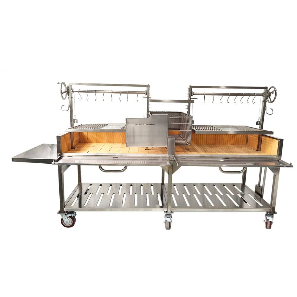 Tagwood BBQ Double Argentine Santa Maria Wood Fire & Charcoal Gaucho Grill | BBQ24SS OPEN FIRE COOKING - PRE-ORDER