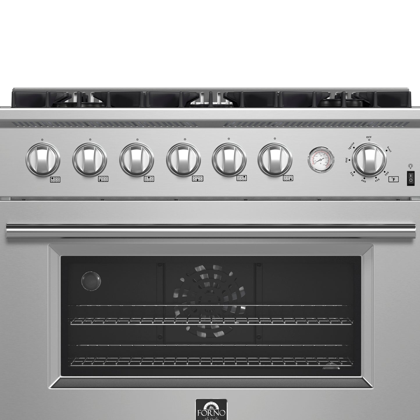 Marco 36-Inch Gas Range Stainless Steel, 6 Burners 67,000 BTU, 5.36 cu.ft. Convection Oven